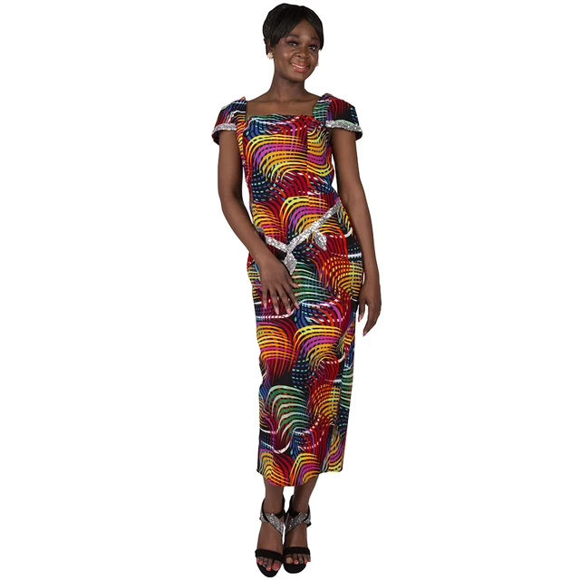 여성을 위한 아름다운 아프리카 드레스