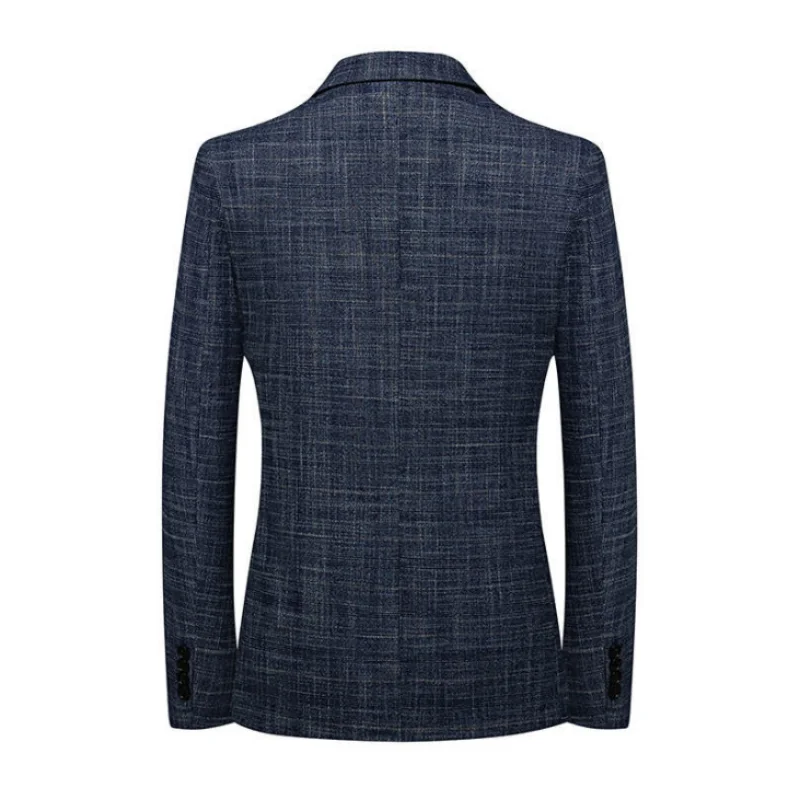 High Quality 2023 New Men's Fashion All-in-one Banquet Korean Version Slim Handsome Trend Business Casual  Four Seasons  Blazers 3