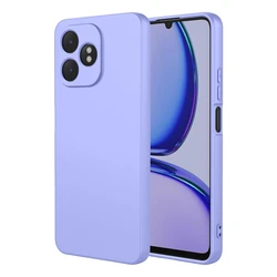Flexible Liquid Silicone TPU Protective Phone Case Cover for Realme GT 6T (PURPLE)