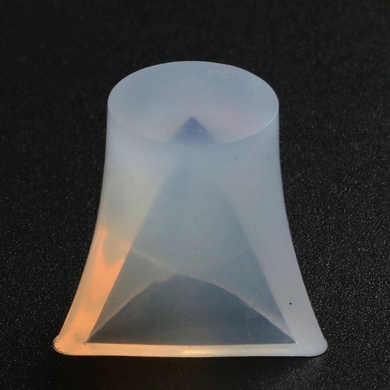 New 1PCS Pyramid 6 Sizes Craft DIY Transparent UV Pyramid Resin Liquid Silicone Combination Molds for Making Jewelry