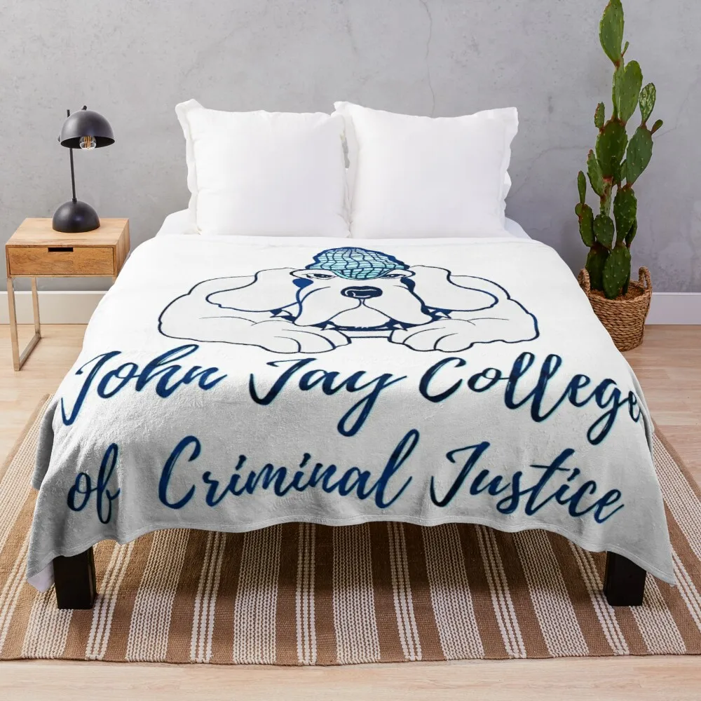 

John Jay College of Criminal Justice (1) Throw Blanket Throw And Blanket Camping Blanket