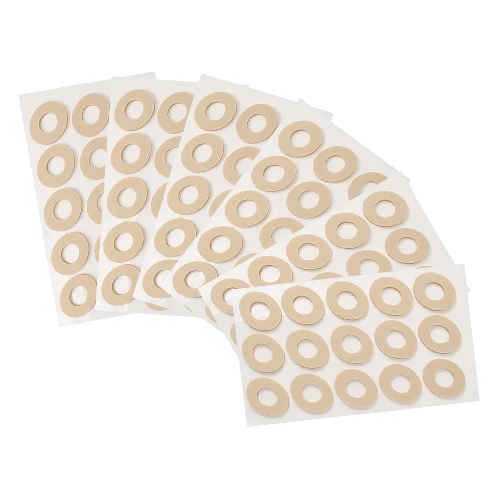 90 Pcs/6 Latex Corn Stickers Crib Protector Foot Pads Toe Paste Non-woven Fabric Callus Cushions Self-adhesive Feet 5pcs lot self adhesive sticky white label writable name stickers handmade diy blank paper category paste price stickers