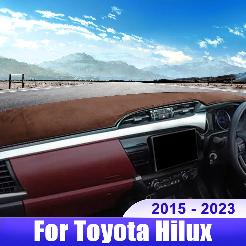 

For Toyota Hilux SR5 4X4 REVO 2015 2016 2017 2018 2019 2020 2021 2022 2023 Car Dashboard Cover Dash Mat Sun Shade Accessories