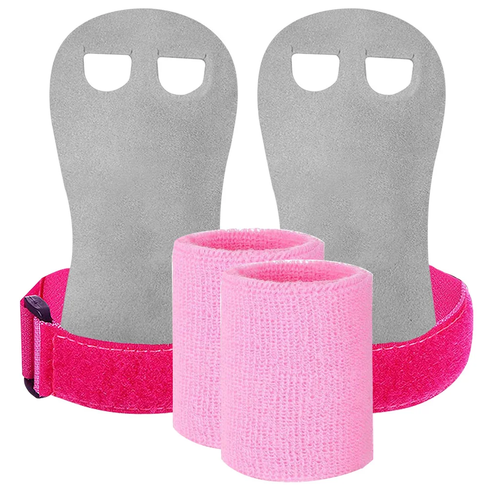 

Gymnastics Grips Palm Lifting Wrist Kids Wristbands Barbell Protector Weightlifting Hand Equipment Girls Supplies Guards Straps