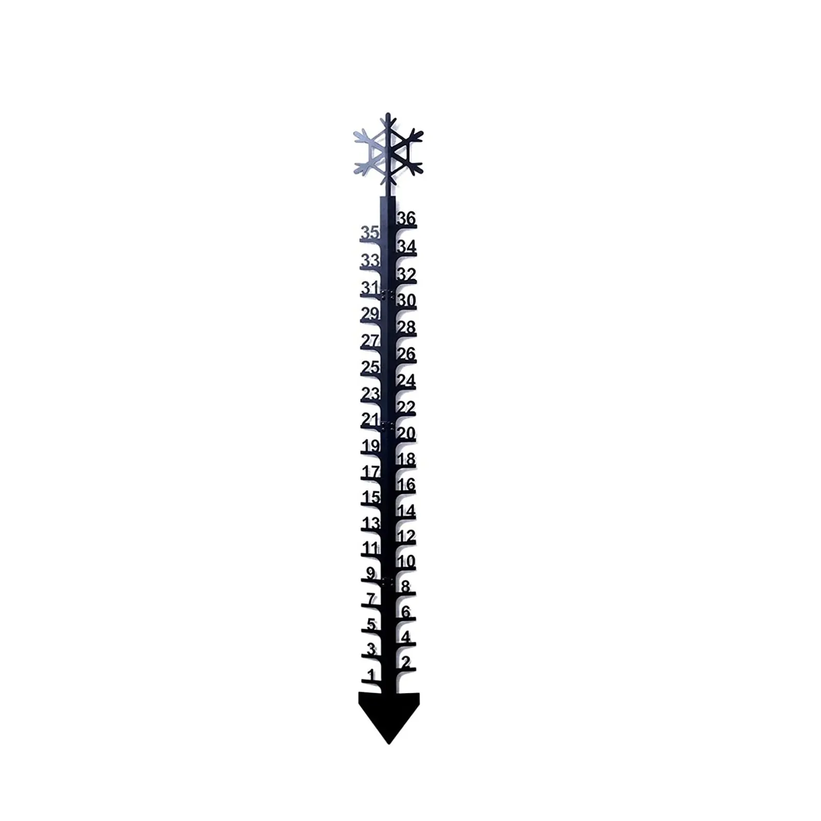 

36 Inch Snow Gauge Decor Garden Gift Outdoor Replacement Snow Measuring Spare Parts Stake Waterproof High Quality