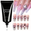 30g Nail Rhinestone Glue for Nail Charms Super Strong Gel Glue 3D Nails Bling Gel for Decoration Gems Nail Art Jewel Diamonds 4