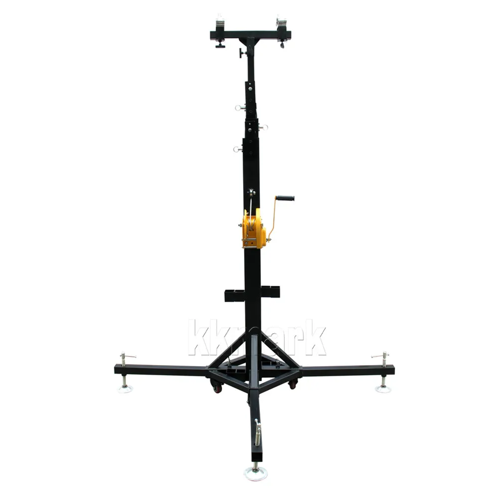 Photographic lighting room stands heavy duty 14ft 16ft 18ft 20ft stage light truss crank stands with outrigger