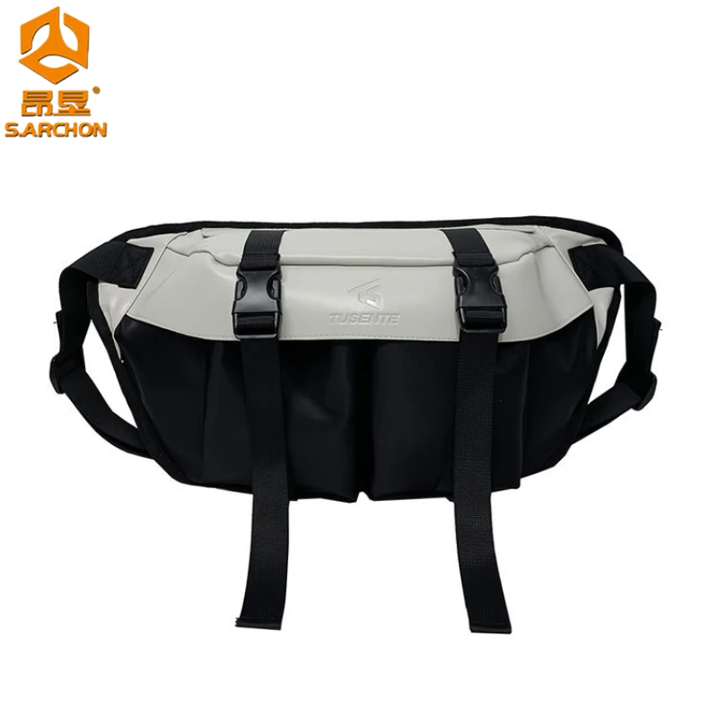 

Мужская вместительная водонепроницаемая сумка через плечо, уличная спортивная повседневная сумка для работы, городских поездок, поездок, пешего туризма, сумка на ремне