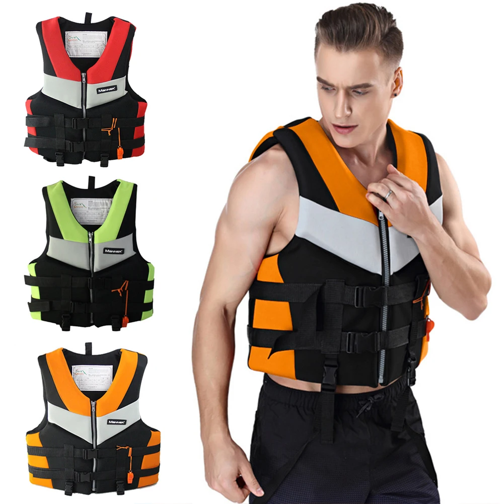 Adults Life Jacket Safe Vest Water Sports Fishing Water SkiVest KayakingBoating