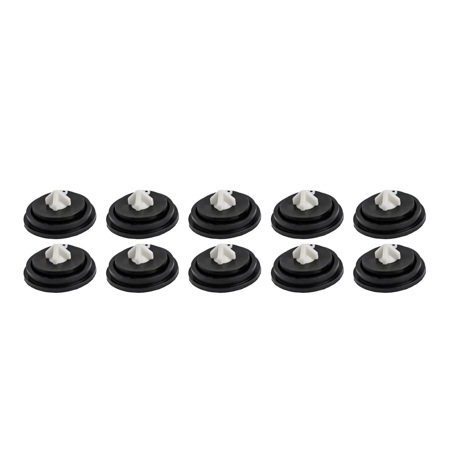 10pc Toilet Rubber Diaphragm Washer For Siamp Fill Valves Ballvalve Replacement Black Bidet Attachments 27*15mm