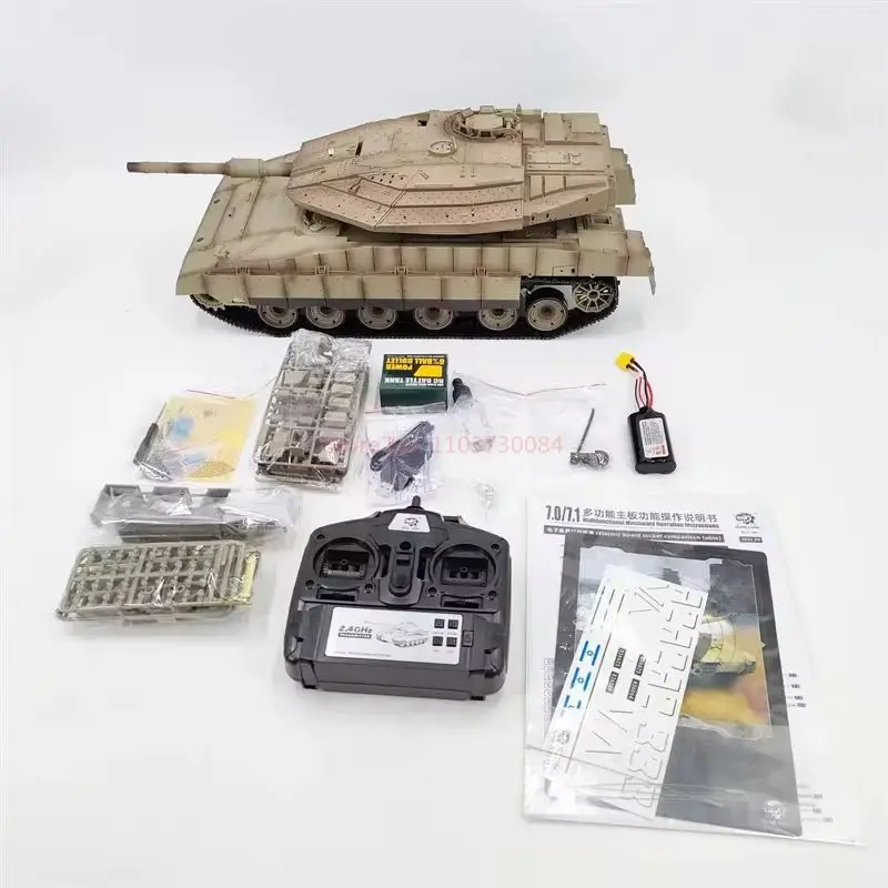 Henglong 3958 Israeli Merkava Mk4 Main Battle Tank Large Adult Remote-Controlled Electric Military Model Toy Gift 5
