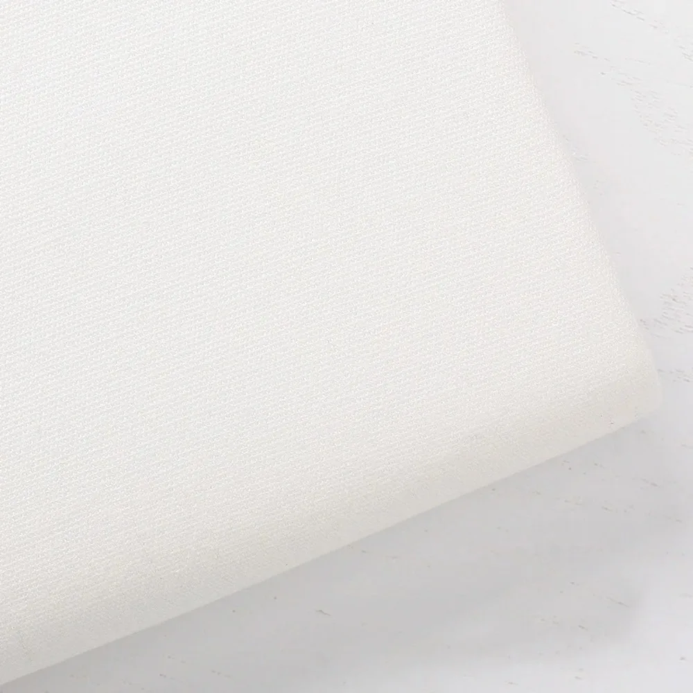 Handcrafted Cotton Embroidered Fabric – Plain Weave, Solid Color, 30x30cm Sewing Material