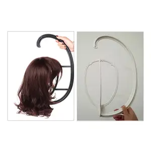 Durable Wig Hanging Stand Wig Holder for Multiple Wigs and Hats Portable Wig Hanger