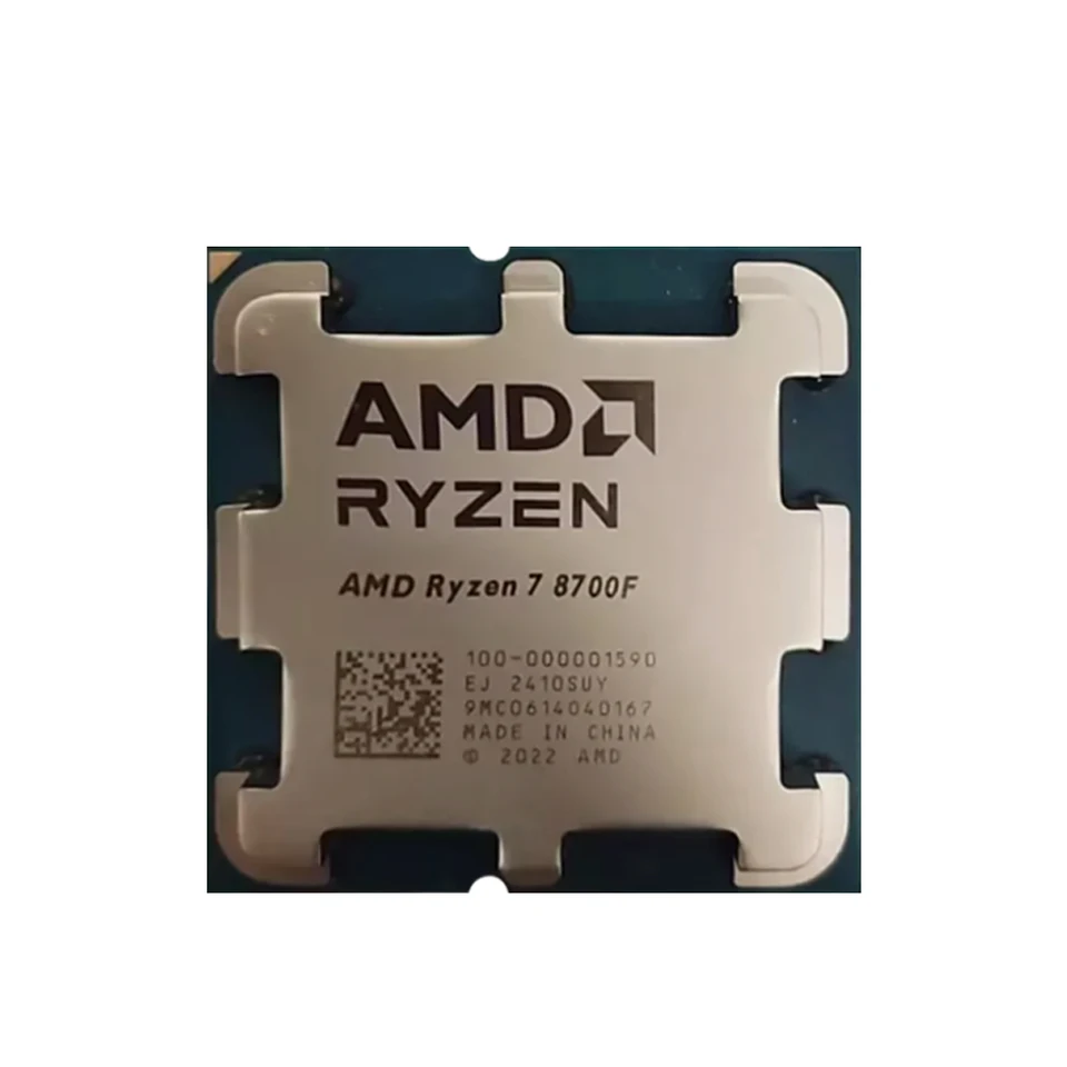 AMD Ryzen 7 8700F New R7 8700F 4NM 8-Core 16-Thread 5.0GHz DDR5
