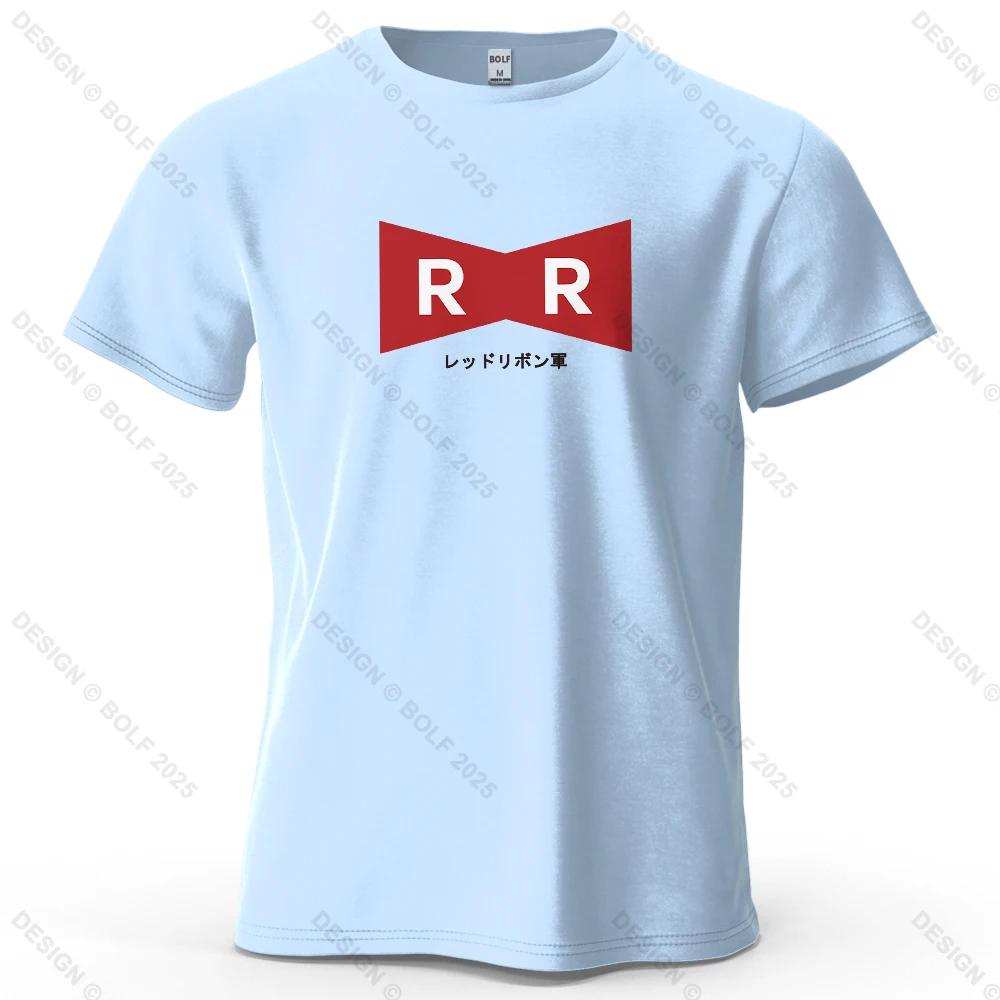 Red Ribbon Army Oversized Unisex Anime Graphic T-Shirt - 100% Cotton Casual Streetwear