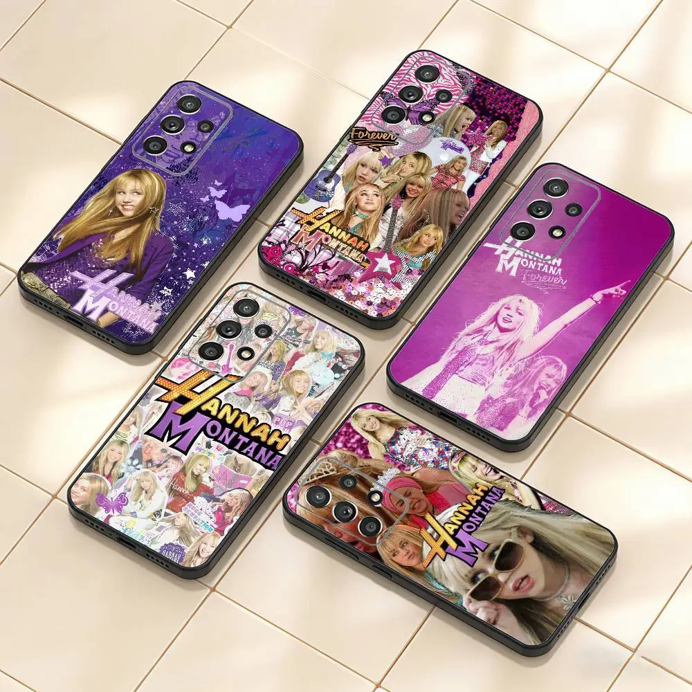 Hannah Montana Black Phone Case Cover for Samsung Galaxy Series