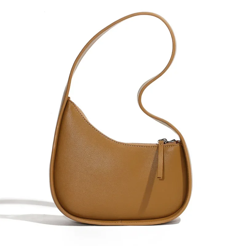 

Сумка на плечо Ins в стиле ретро, простая вместительная сумочка для подмышек, роскошные дизайнерские дамские чемоданчики, 2024