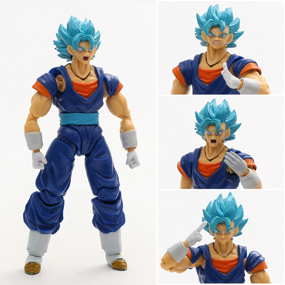 

SHF Dragon Ball Z SSGSS Blue Vegetto Action Figure PVC Toy Model Doll Collection Gift