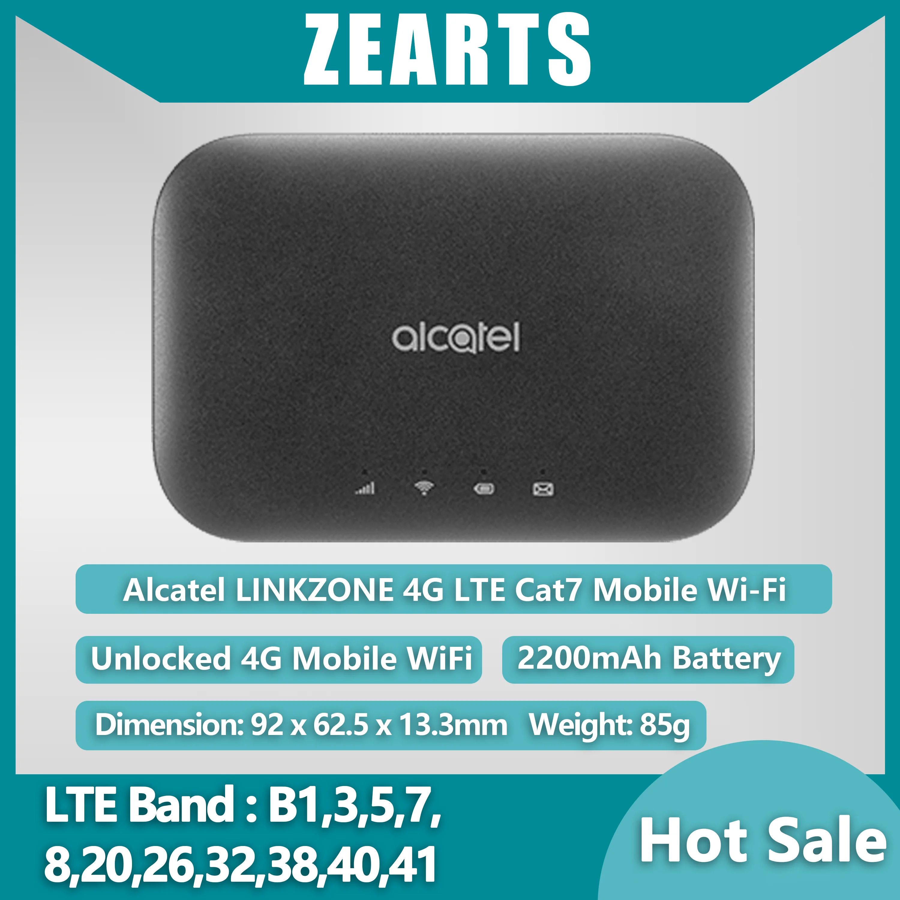 Signallink Alcatel MW70vk Linkzone Cat7 Moible WiFi Router