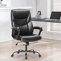 JHK Ergonomic PU Leather Padded Armrest Living Room Rocking Gaming Chair Swivel Wheel With Lumbar Support Gaming Chairs 2