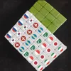 64 Pcs Food and Ball Flag Pattern Mahjong with Animals Mahjong Board Game Single and Double Play Kids Learning Educational Toys 2