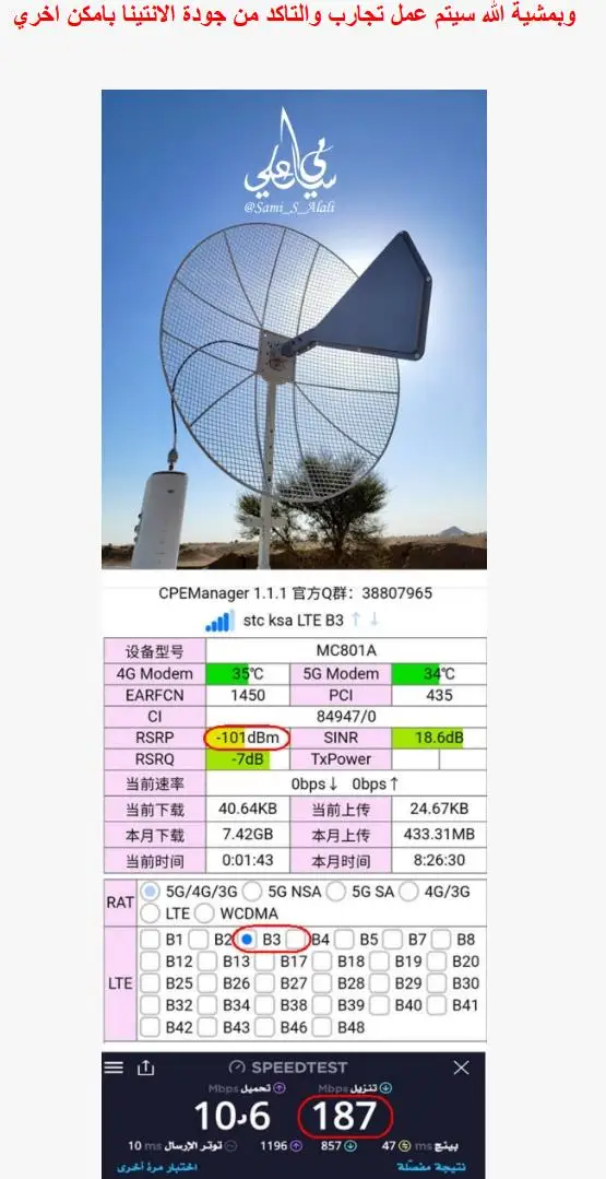 3g 4G 5G Ultra Wide-Band Cellular Antenna feed Outdoor Cell Phone Booster antenna 26dBi Gain T-Mobile Verizon AT&T LTE