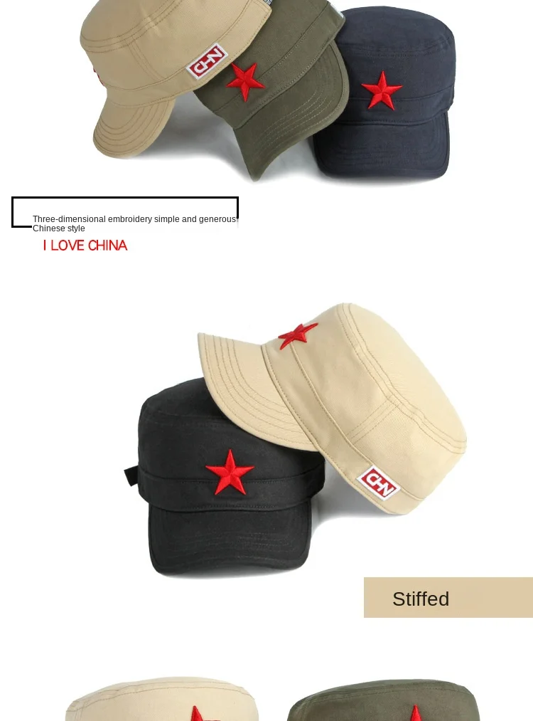 Mode Erwachsene Ball Hut Snapback Trucker Sport Männer Im Freien Sonnenschutz Kappe Frühling sommer fünfzackigen Stern flache-topped 8M15 – Detail 2