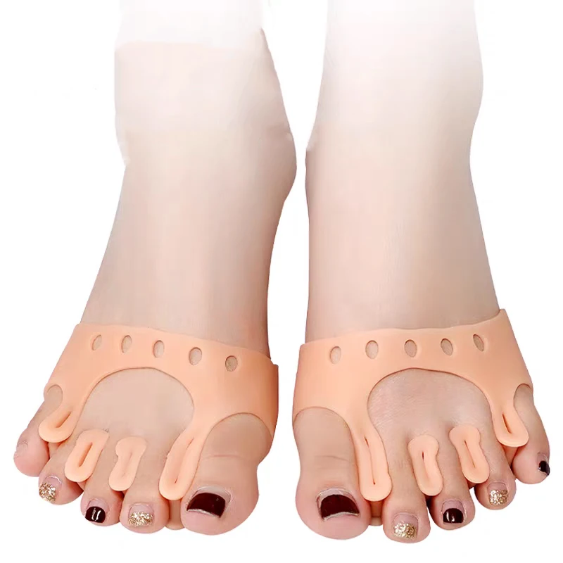 Silicone Toe Separators Gel Orthopedic Forefoot Pads for Feet Care