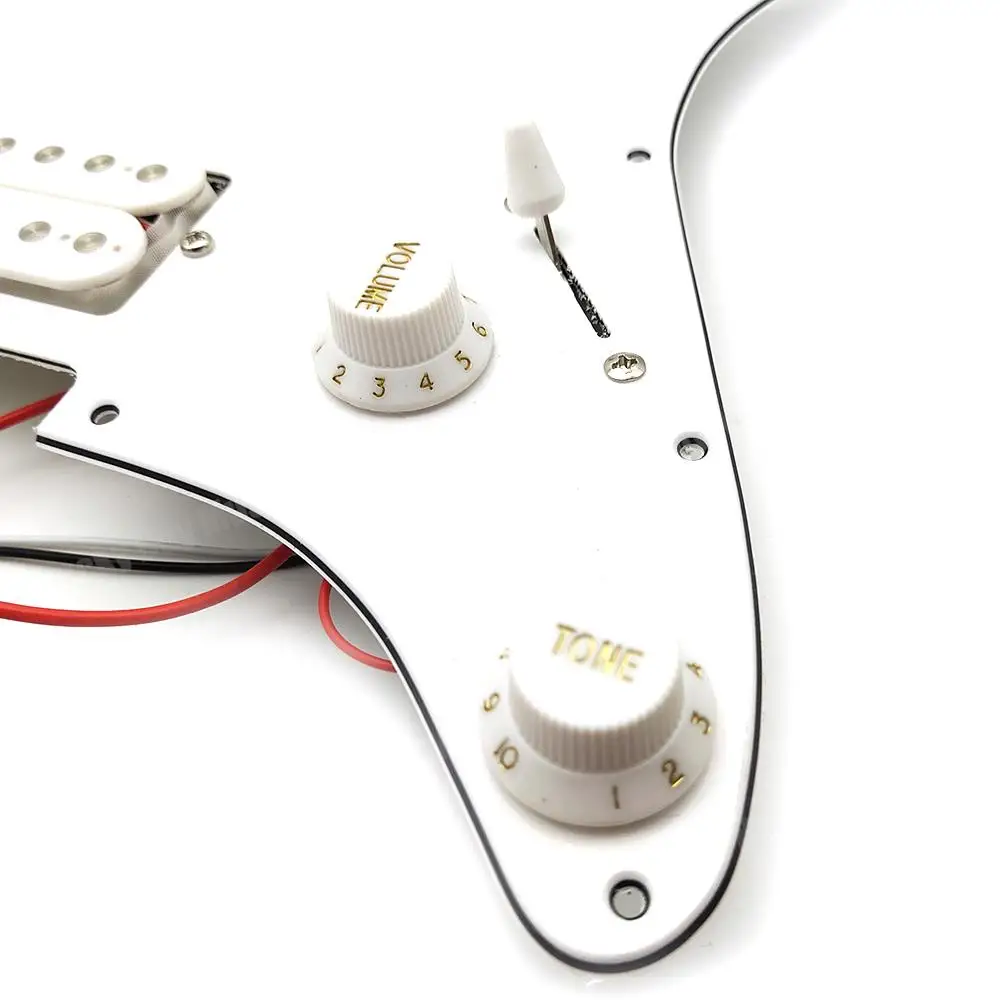 ハマバッカーピックアップアセンブリ,1ピース,配線済み,ホワイト