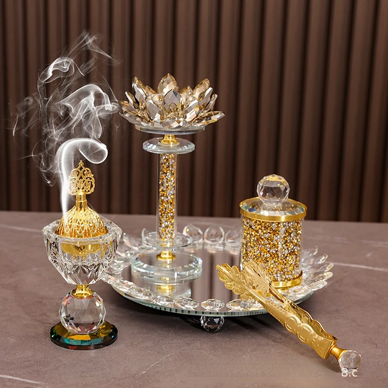 

Arabic Incense Burner Set of 5-Piece High end Decorative Items