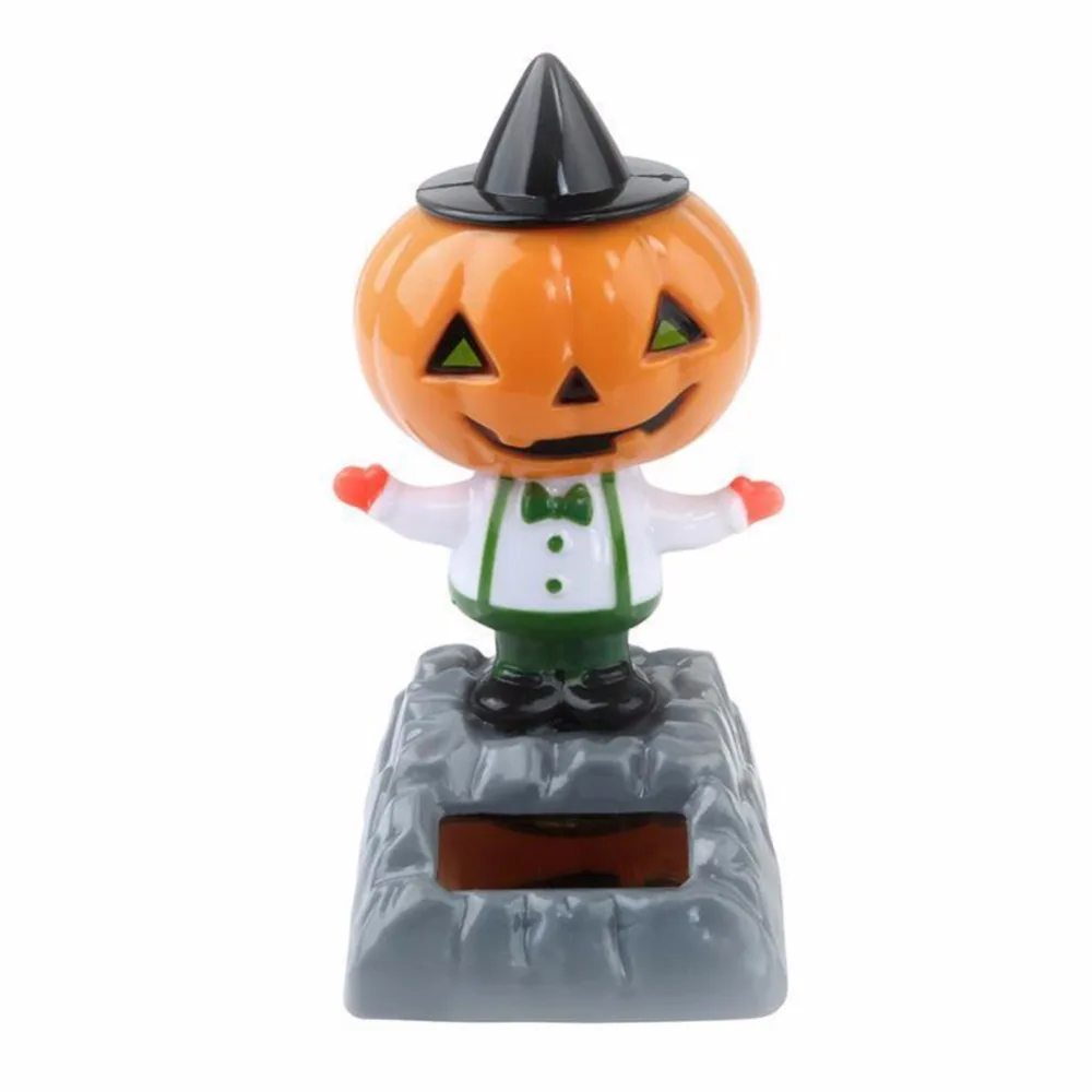 Multi style Solar Powered Christmas Halloween Dancing Car Table Home Decor Gifts Mini Kids Solar Power Toys solar car toy