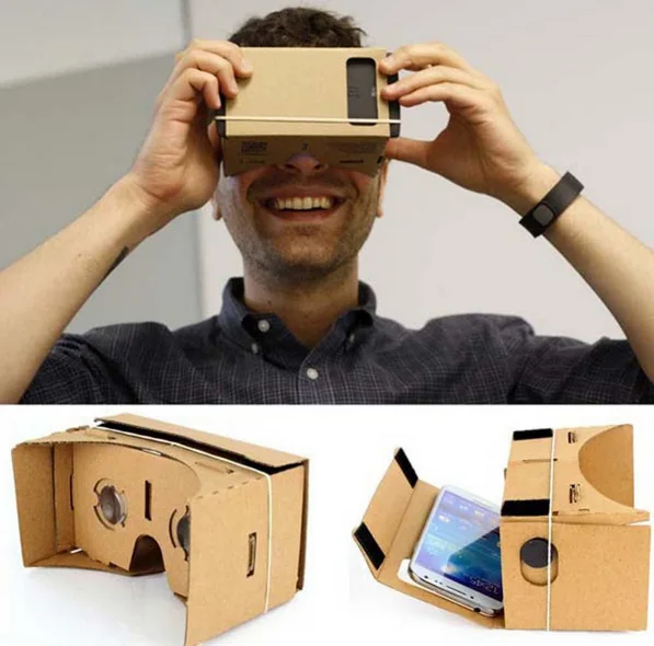 Портативные Очки виртуальной реальности Google картонные очки 3D VR фильмы для iPhone