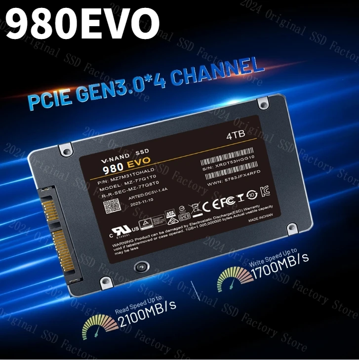 980 EVO ָ Ʈ ̺, PS4 PC ũž Ʈ PS5  ϵ ũ ũ, 8TB 4TB SSD, 1TB Sata 3 Hd, 256GB, 512GB, 128GB, 2TB, 1TB, 