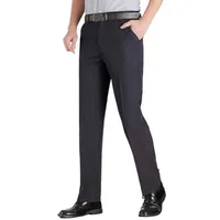 New Design Autumn Men Casual Fashion Pants Thick Loose Male Pant High Waist Straight Trousers Business Man Plus Size 28-40 1