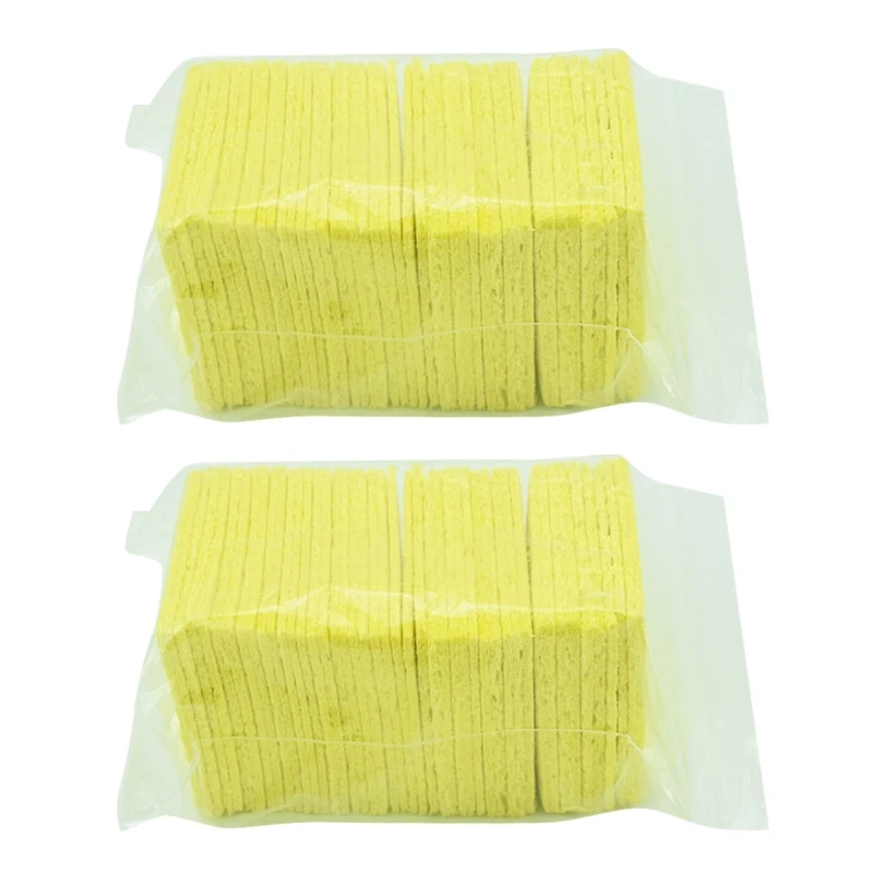 

100PCS Soldering Iron Tips Cleaning Sponges High-Quality Heat-Resistant Cleaning Sponge High-Temperature Resistant Dropship