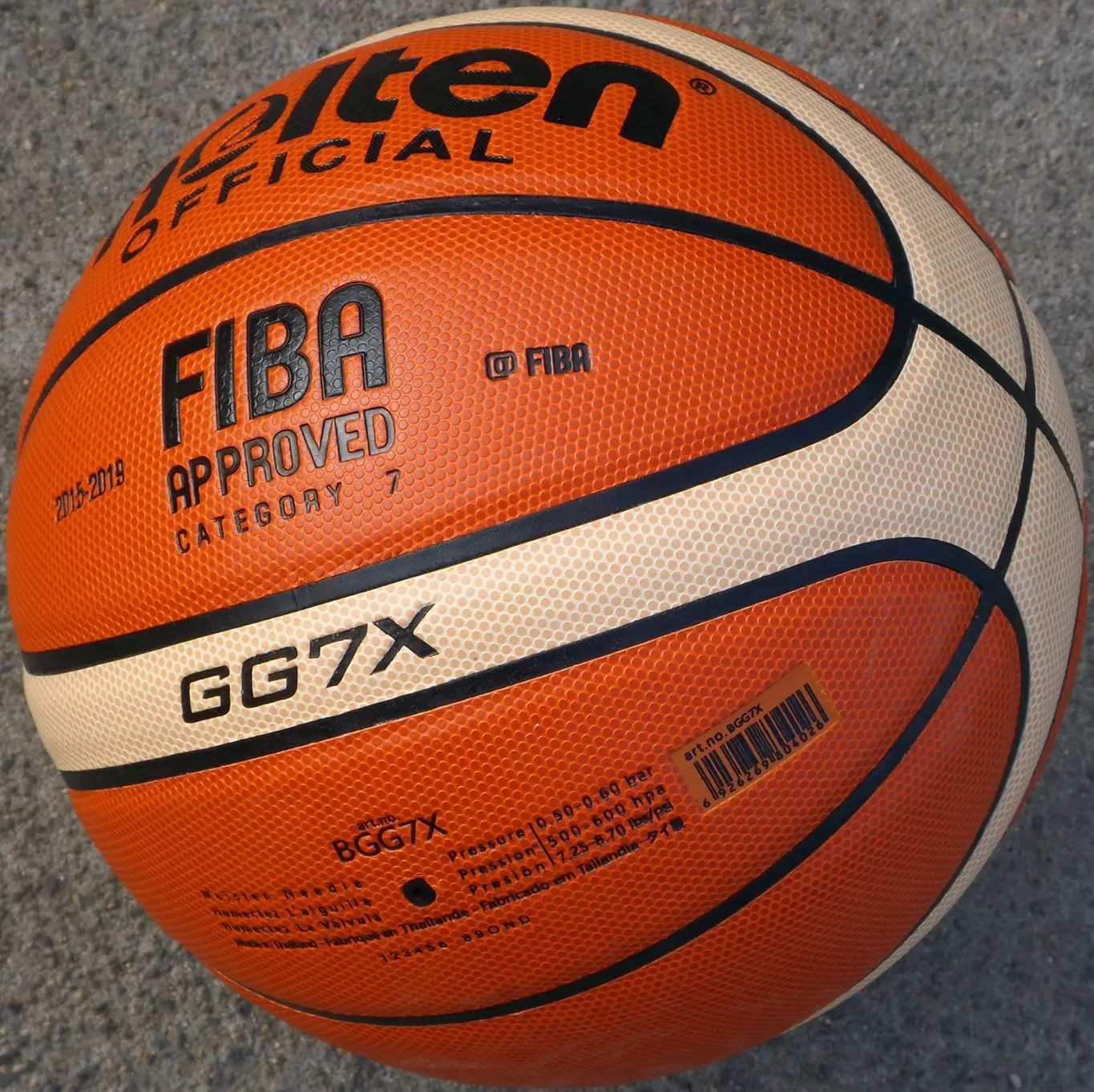 Original Molten Basketball Ball GG7X BG4500 BG5000 Size 7 Rubber