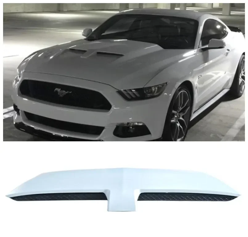 

Для Ford Mustang 2015 2016 2017 ABS праймер PP материал передний бампер спойлер Капот Двигателя Крышка вентиляционного отверстия декоративный Комплект кузова