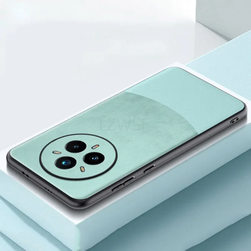 Elegant Leather ShockProof Back Cover Case - Soft, Durable, and Stylish Design