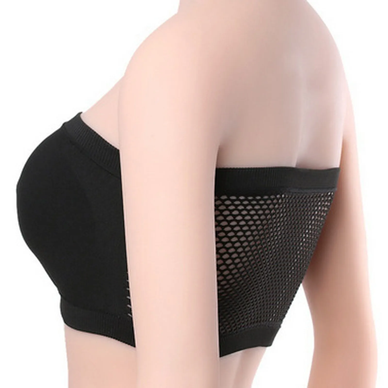 Sexy Seamless Strapless Tube Top Bra Women's Half Cup Ultra Thin Silicone Non-slip Underwear Off-the-shoulder Dress Lingerie 5