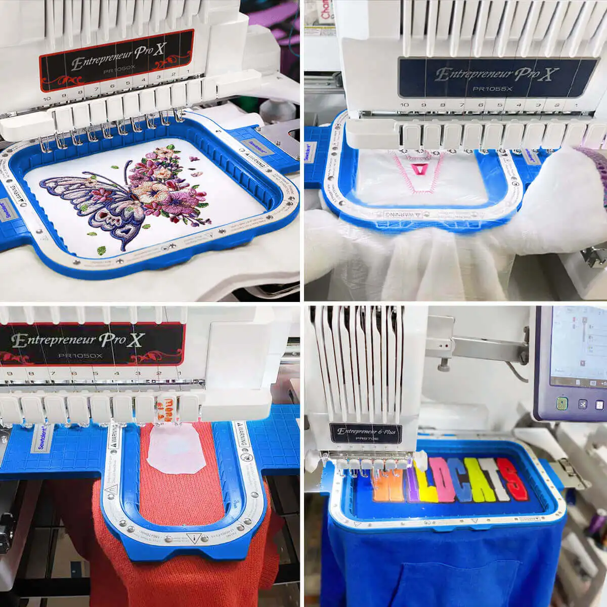 브라더 PRO W PR1060W 10 바늘 세미 프로페셔널 자수 기계용 마그네틱 마이티 프레임 자수 후프