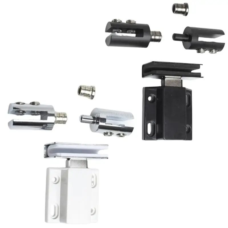Glass Door Pivots Hinges with Single Swinging Motion Top & Bottom Mount Brass Single Door Top & Bottom Pivots Hinges set