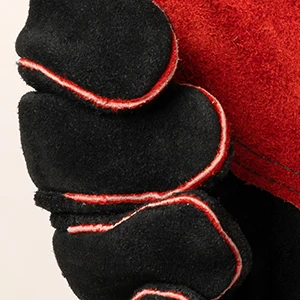 ARCCAPTAIN Welding Gloves Work Welder's Cowskin Leather Barbecue Glove Grill BBQ Garden Protective Heat Resistant Long Sleeve
