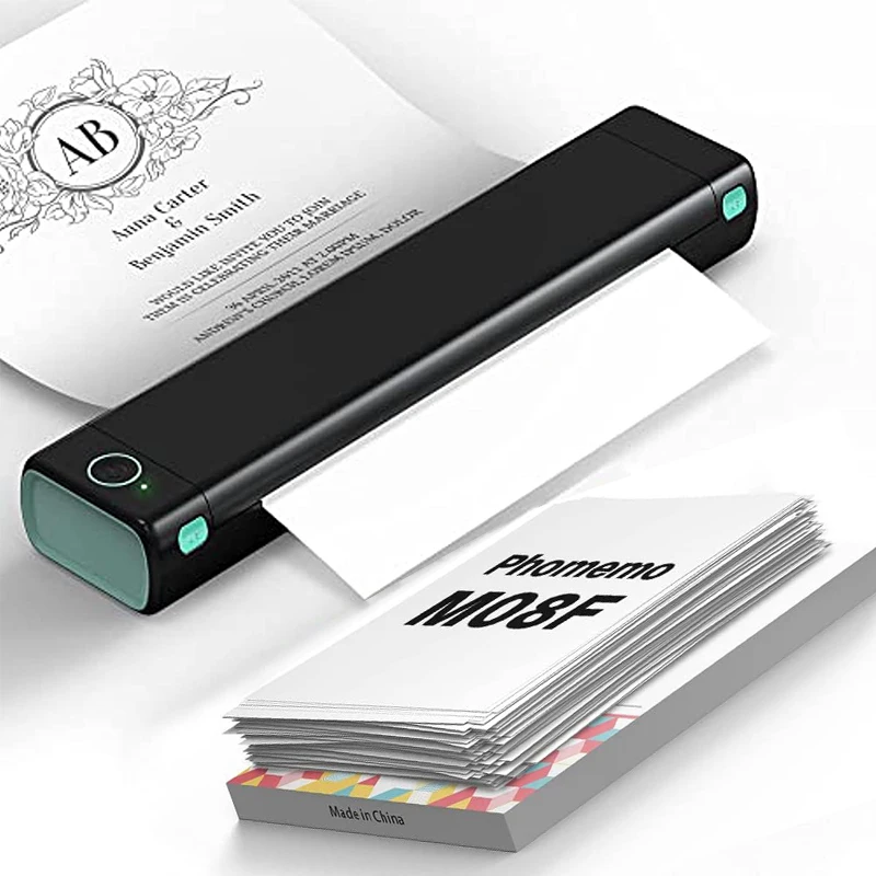 200 Sheets/bag A4 Printer Quick Drying Paper Thermal Printing Paper 210mmx297mm For The Phomemo M08f Portable A4 Thermal Printer