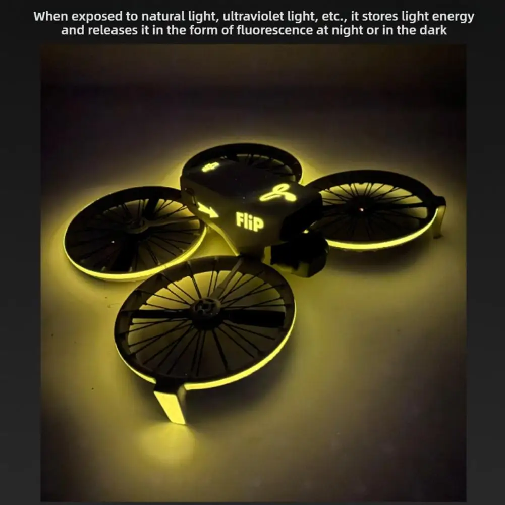 Luminous Sticker For DJI Flip Drone Night Flight Cool Fuselage Luminous Film Accessories Scratch-proof Dust-proof Washable