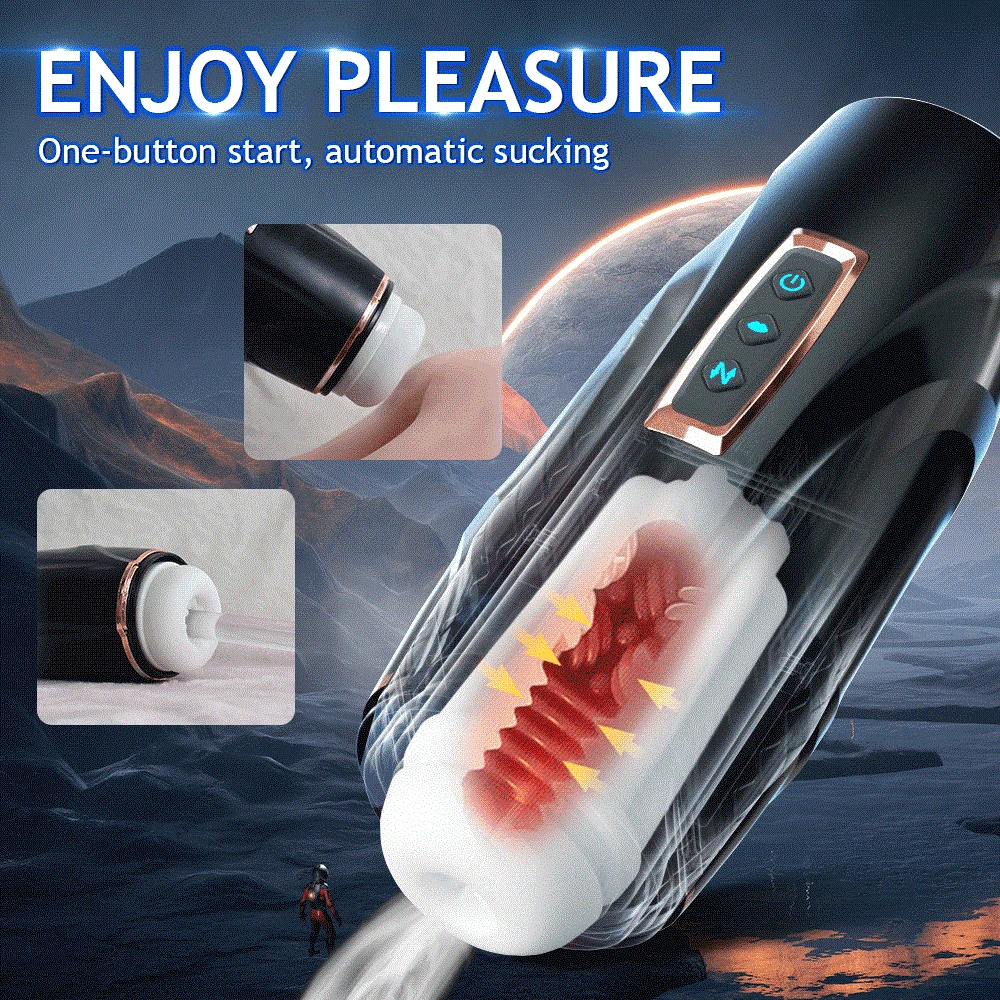 Male Masturbator Cup Fully Automatic Retractable Adult Sex Toy