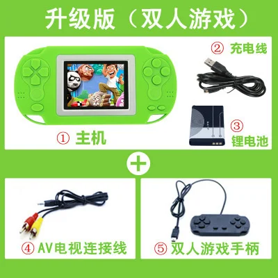 400 IN 1 Retro Video Game Console Handheld Game Player Portable Pocket TV Game Console AV Out Mini Handheld Player for Kids Gift 