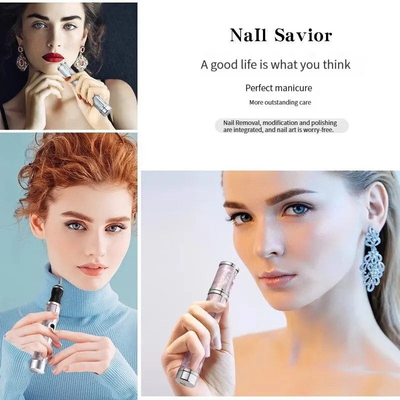 Electric Nail Polisher Rechargeable Remove Dead Skin Manicure