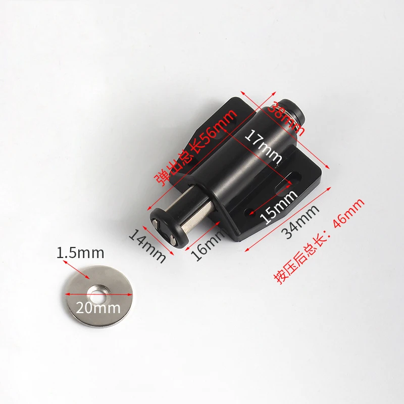 Magnetic Cabinet Catches Door Closer Door Catches Magnetic Cabinet Latches Cabinet Door Latch Door Stops Cabinet Door Stop Single Magnet Cabinet Catches Pressure Push To Open Invisible Cupboard Wardrobe Door Stopper Closer Hardware 4/8Pc Set Furniture