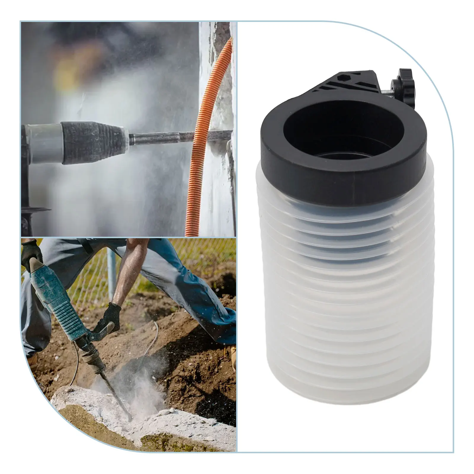 

Dust Collector Ash Bowl Collecting Device Percussion Drill Product Name Drill Dust Collector Pvc Rubber Quantity Pc