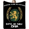 Portuguese Sporting Football Clubs Logo Microfiber Bedding Plaid Blankets and Throws Designer Throw Blanket for Sofa Decoration 4